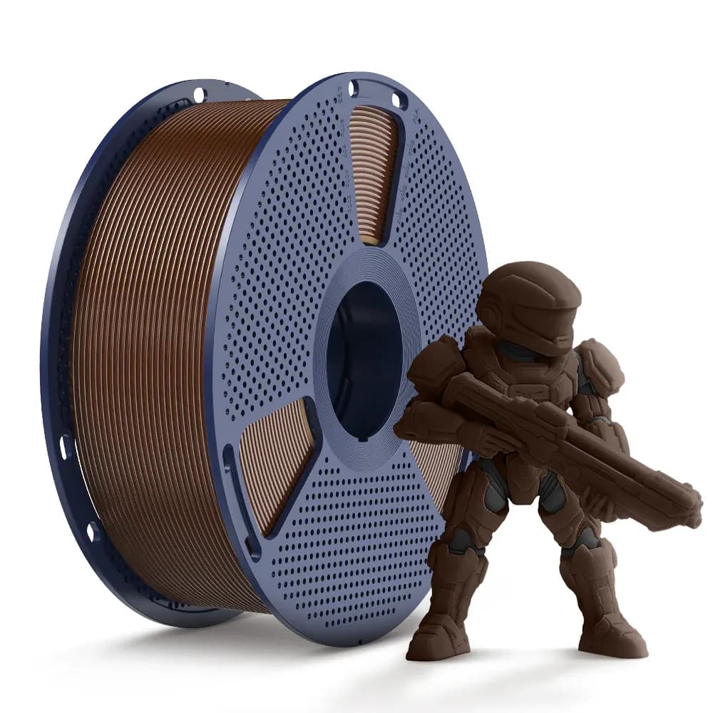 SUNLU PLA+ Coffee Brown 3D Printer Filament 1.75mm – High Precision 0.02mm