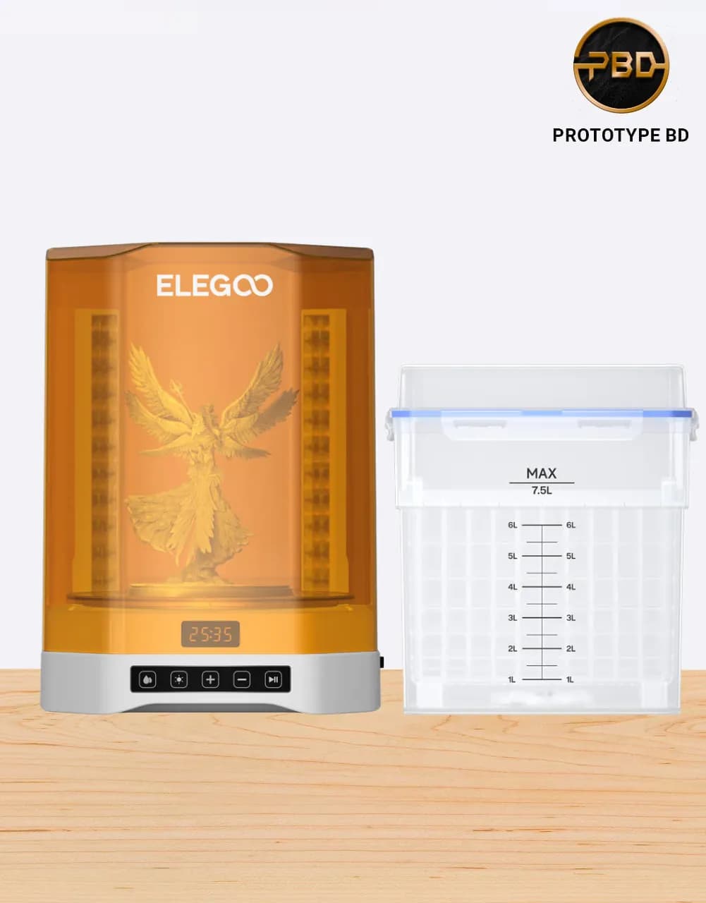 Elegoo Mercury Plus V3.0 Resin 3D printer wash cure station