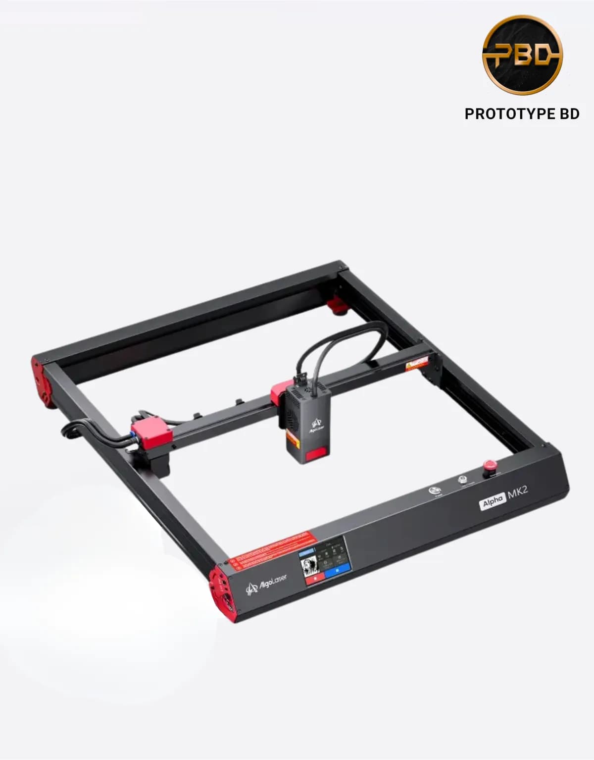 AlgoLaser Alpha MK2 10W Diode Laser Engraver . AlgoLaser Alpha MK2 10W diode laser engraver for cutting and engraving wood, acrylic, leather, and metal