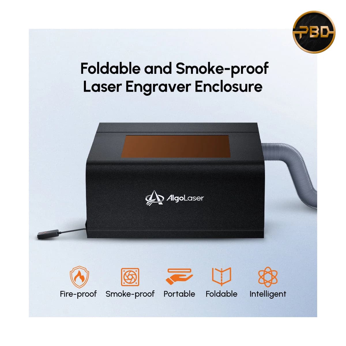 AlgoLaser Smart Enclosure (Foldable, Smoke-proof)
