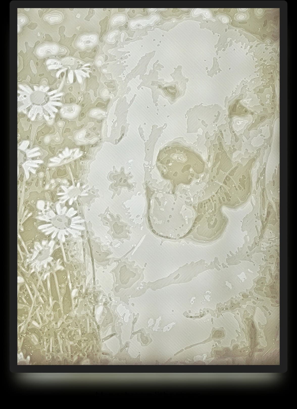 Bambu Lab PLA CMYK Lithophane Bundle 1 printed example
