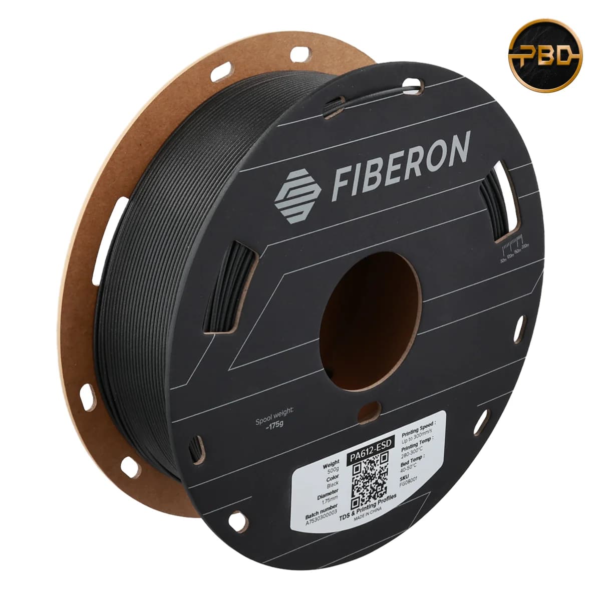 Polymaker Fiberon PA612-ESD Filament Black