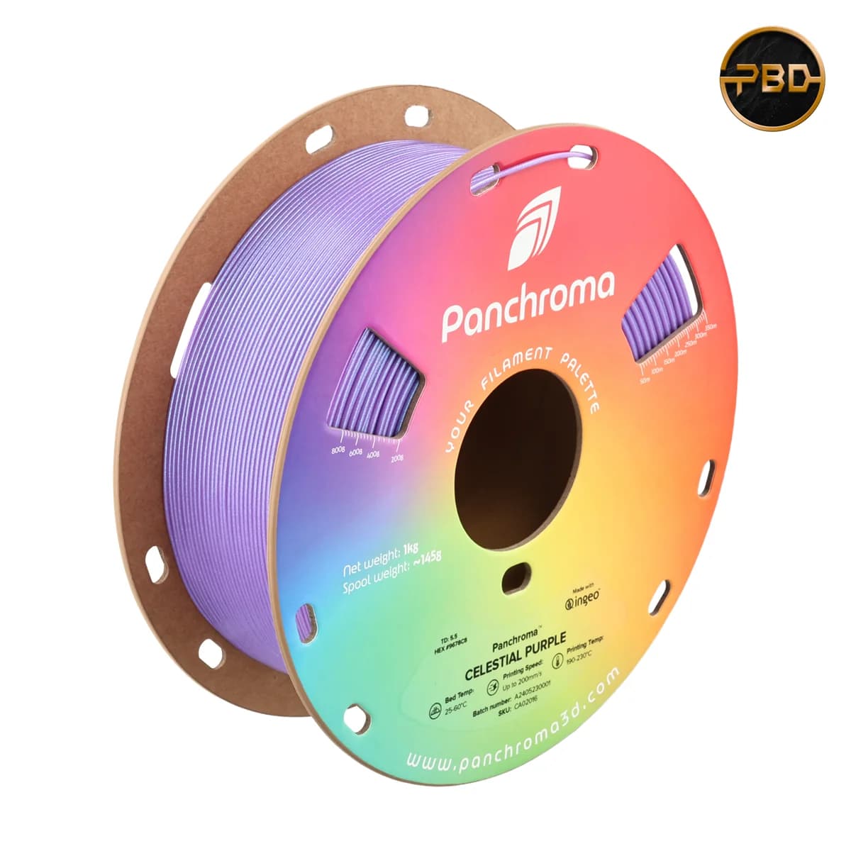 Polymaker Panchroma Celestial PLA Filament Purple