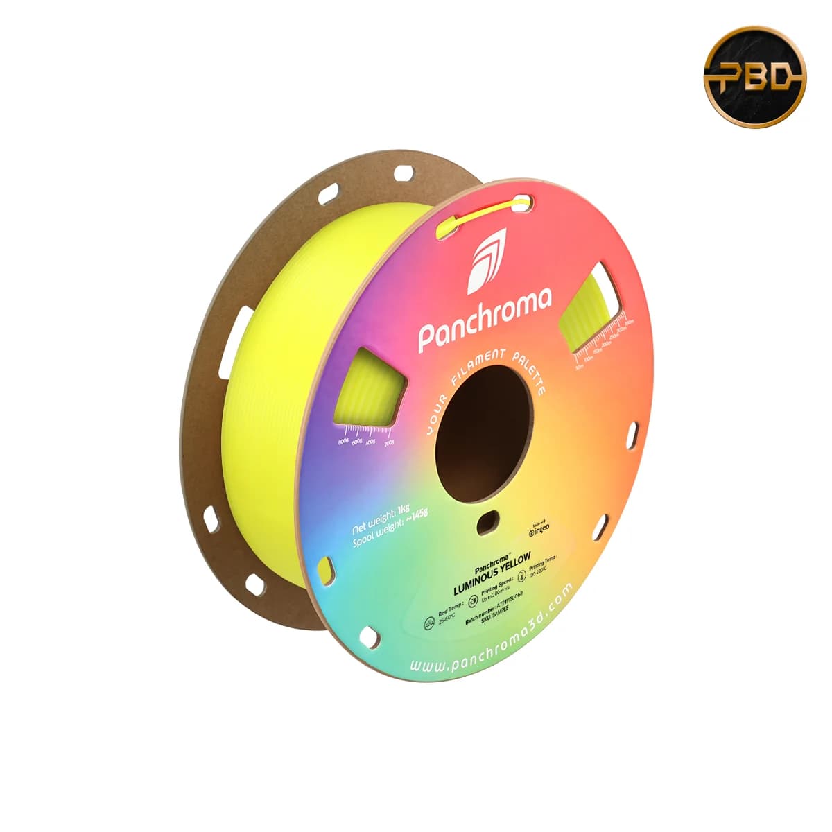 Polymaker Panchroma Luminous PLA Filament Yellow