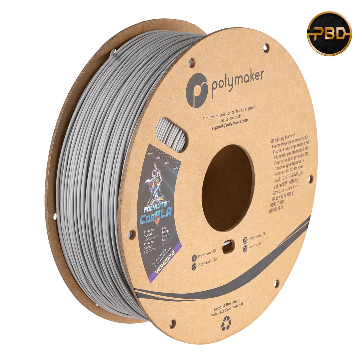 Polymaker PolyLite CosPLA Filament Version B