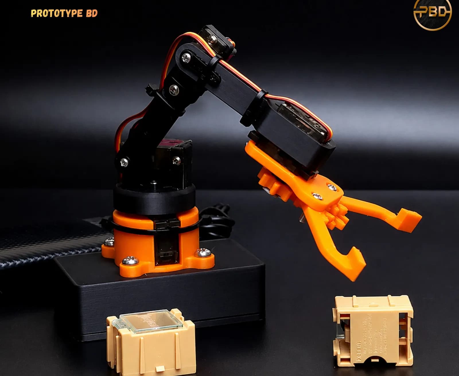3D Printed Robot Parts in Bangladesh: Six Robotics Projects and a Display Model