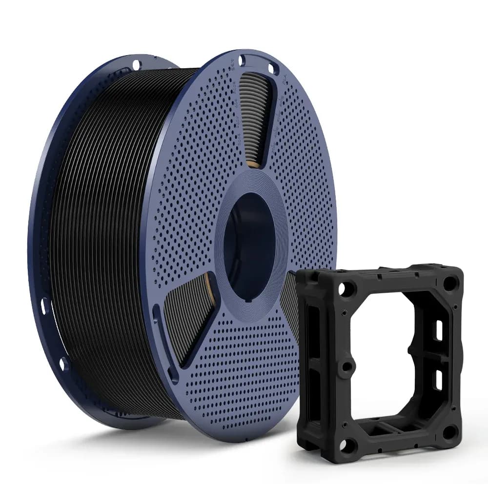 SUNLU PLA Plus Black 3D Printer Filament 1.75mm for high-quality FDM printing