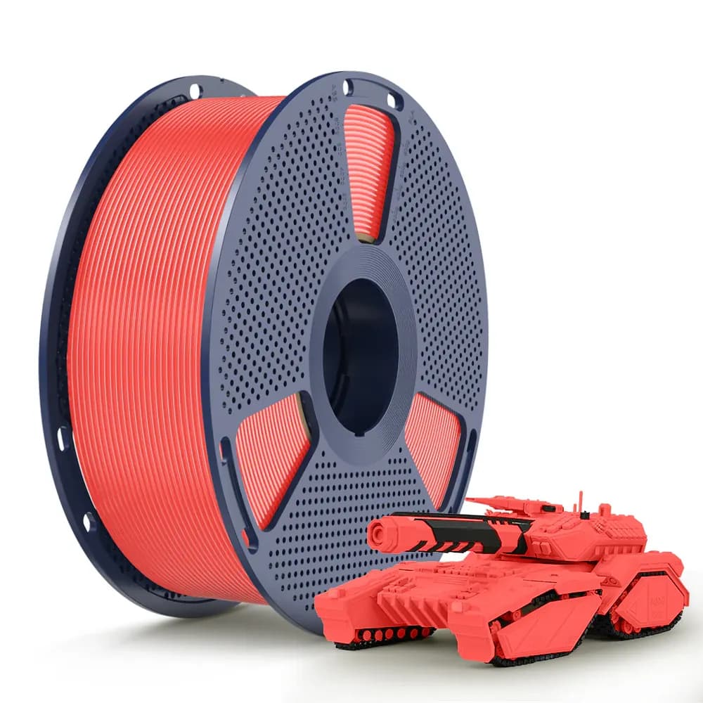 SUNLU PLA Plus Cherry Red 3D Printer Filament 1.75mm for precise and colorful printing
