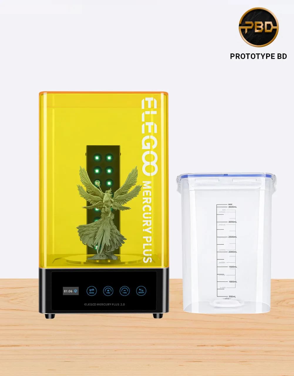 Elegoo Mercury Plus V2.0 resin print washing and curing station