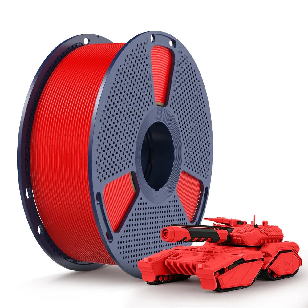 SUNLU PLA Plus Red 3D Printer Filament 1.75mm for smooth high-quality printing