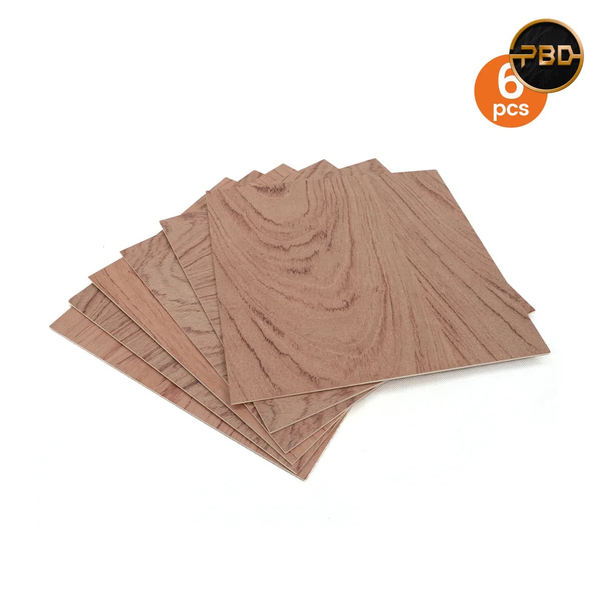 AlgoLaser Rosewood Plywood 300 × 300 × 3 mm (6 pcs)