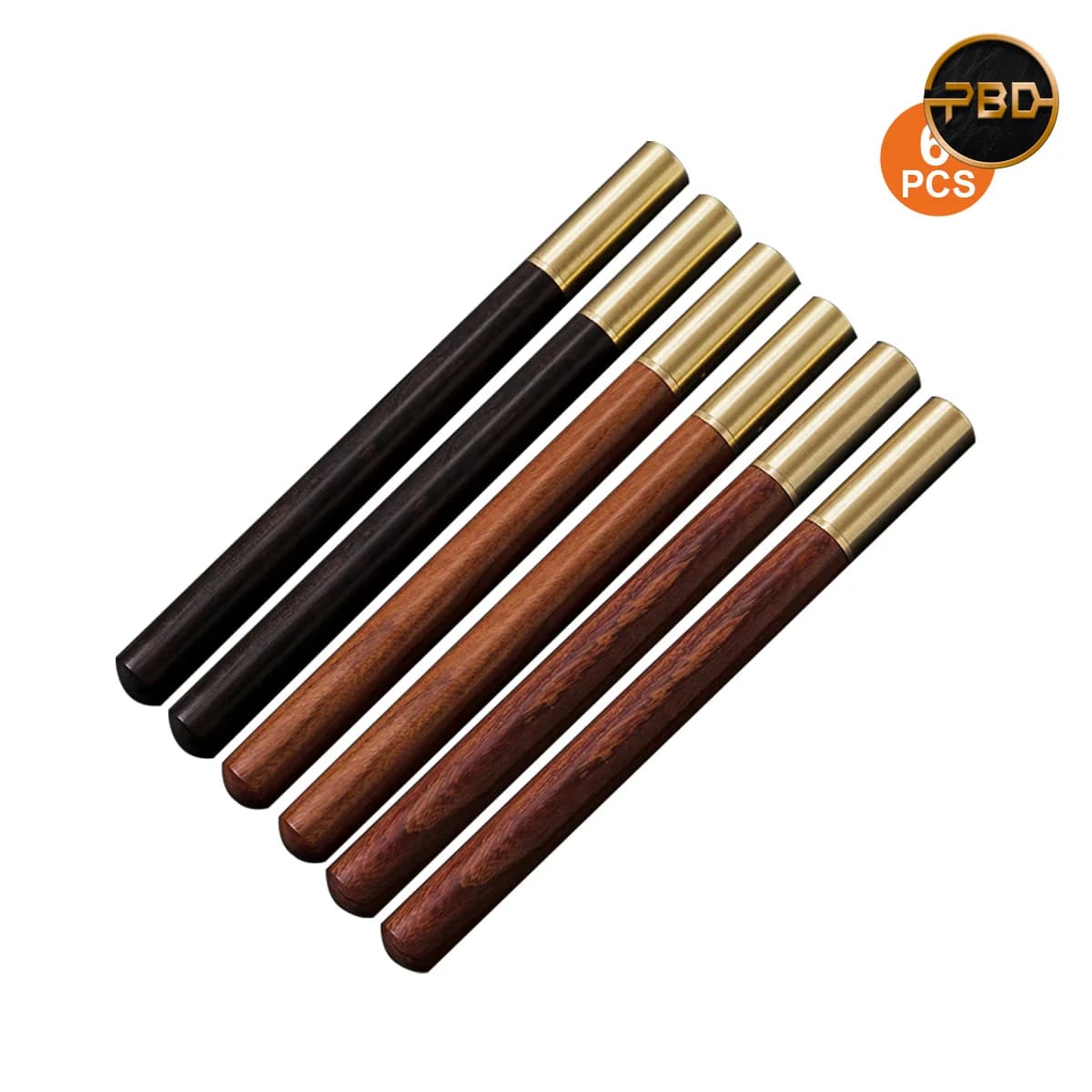 AlgoLaser Vintage Wooden Pen Set (6 pcs)