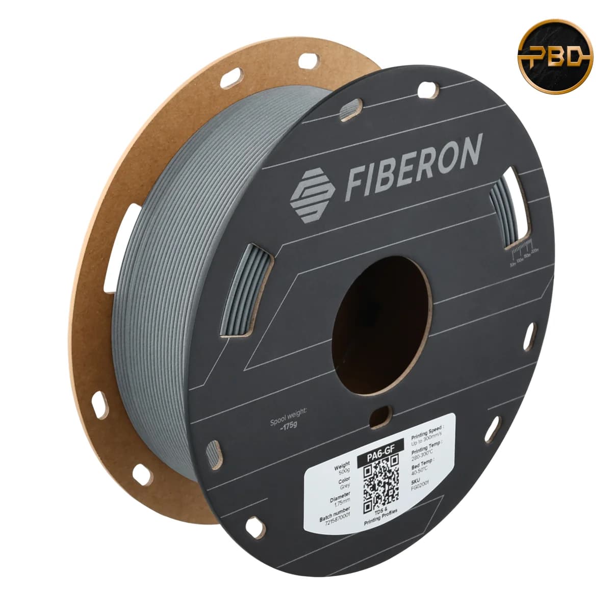 Polymaker Fiberon PA6-GF25 Filament Grey