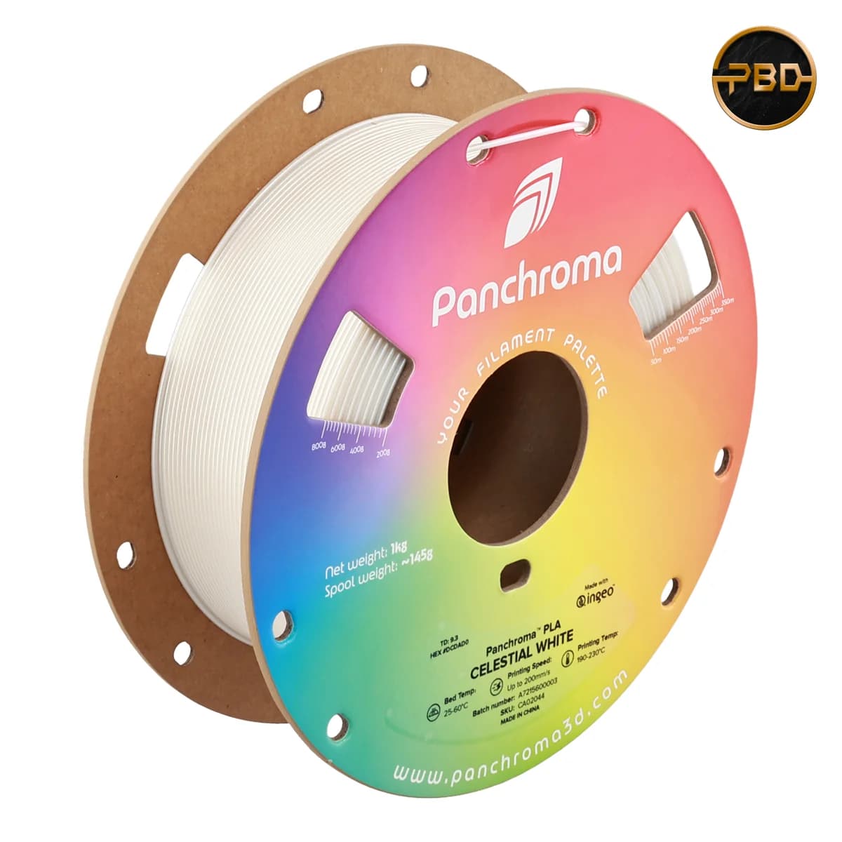 Polymaker Panchroma Celestial PLA Filament White