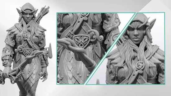 High accuracy 3D printing with fine detail resolution for prototypes, models, and miniatures