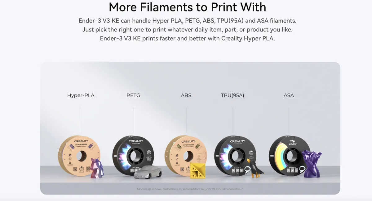 Creality Ender-3 V3 KE 3D Printer