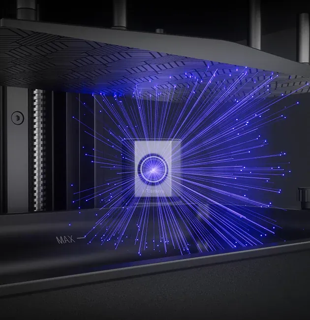Close-up of Elegoo Mars 5 Ultra AI Camera Feature