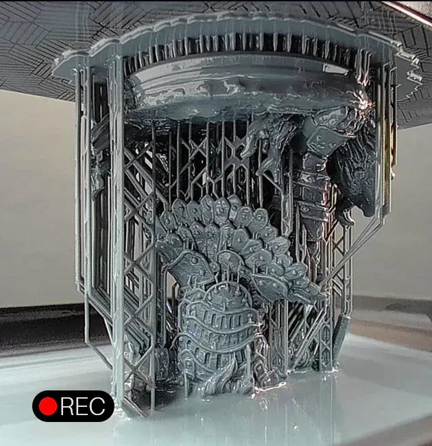 Close-up of Elegoo Mars 5 Ultra AI Camera Feature