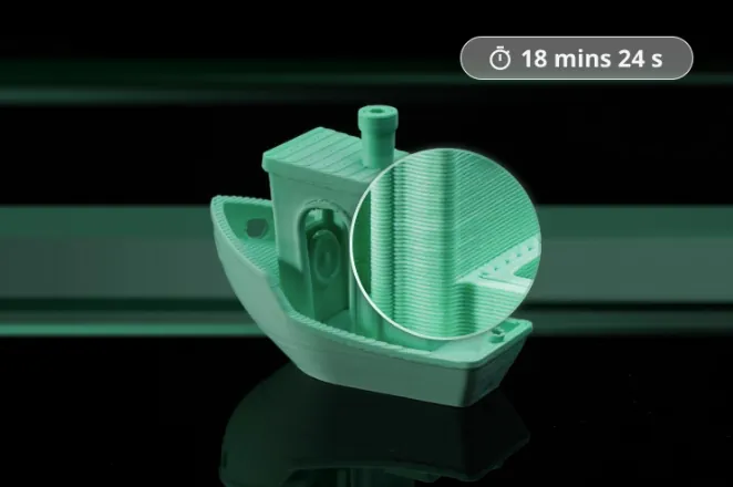 High-speed 3D printer that prints fast with exceptional quality and precision