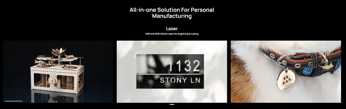 All-in-one 3D printing solution for personal manufacturing with speed, precision, and multi-material support