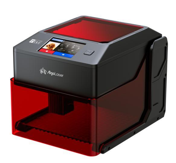 AlgoLaser Pixi enclosed laser engraving machine in black