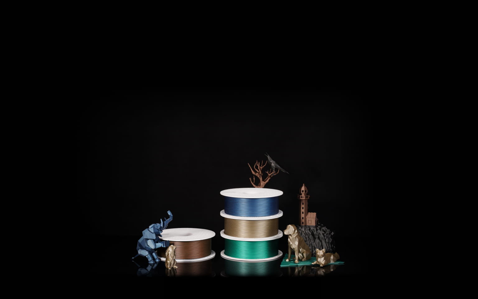 Bambu Lab PLA Metal 1 printed example