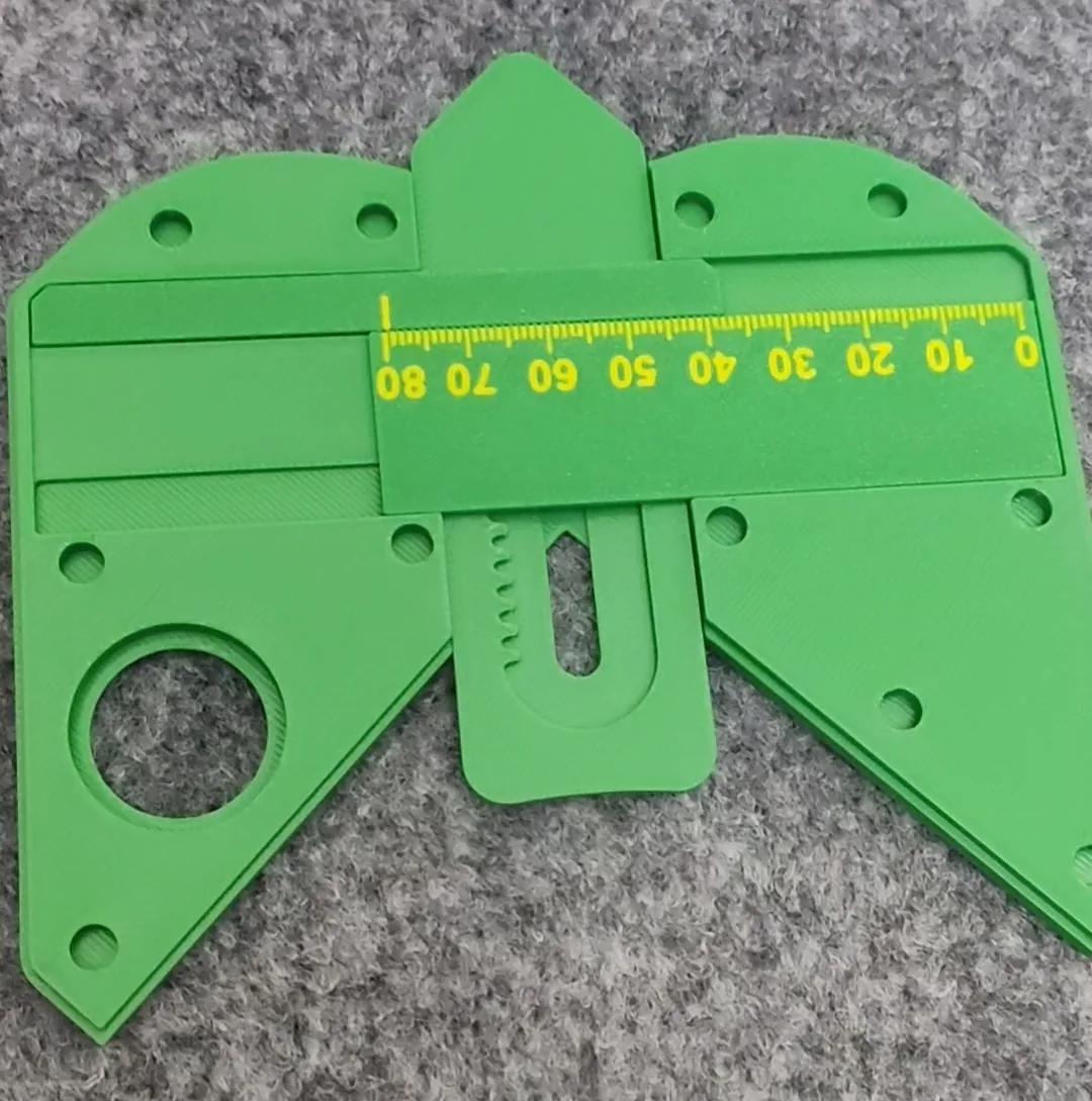 How To Use Body Scale RadGauge Radius Gauge, 3D Printed | PrototypeBD