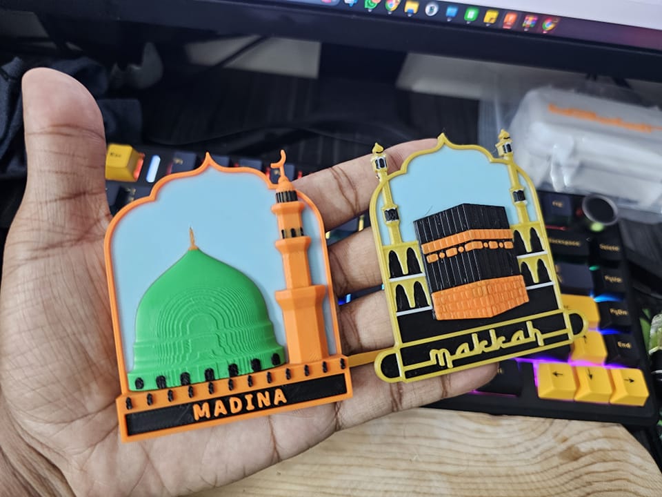 Islamic 3D printed Fridge Magnet