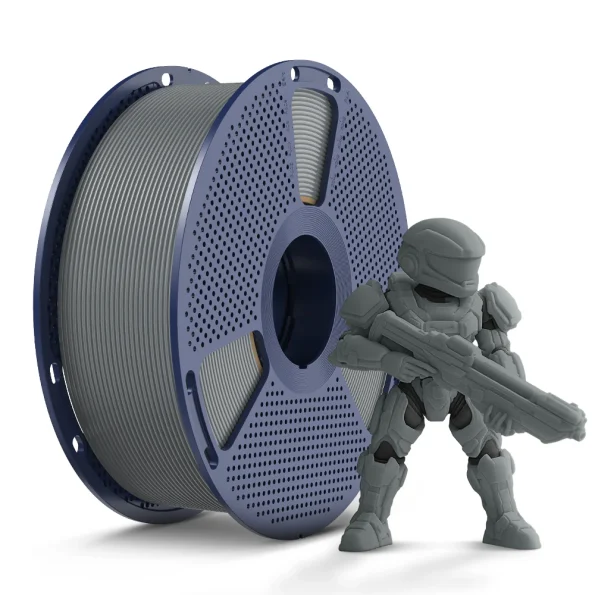 SUNLU PLA Plus Grey 3D Printer Filament 1.75mm for smooth and accurate 3D printing