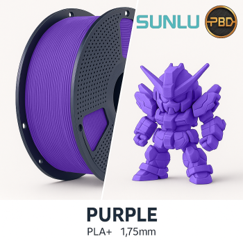 SUNLU PLA Plus Purple 3D Printer Filament 1.75mm for high-quality printing