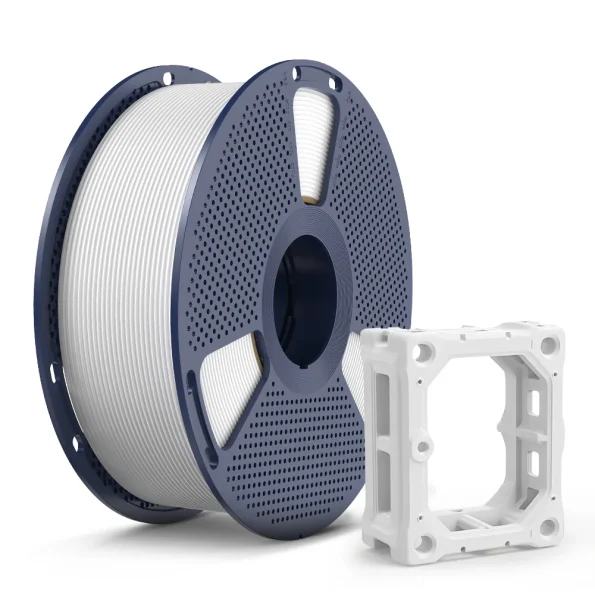 SUNLU PLA Plus White 3D Printer Filament 1.75mm for precise FDM printing