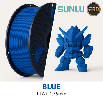SUNLU PLA Plus Blue 3D Printer Filament 1.75mm for smooth and precise FDM printing