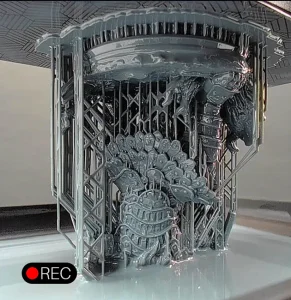 Close-up of Elegoo Mars 5 Ultra AI Camera Feature