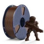 SUNLU PLA+ Coffee Brown Filament – 1.75mm ±0.02mm for 3D Printers
