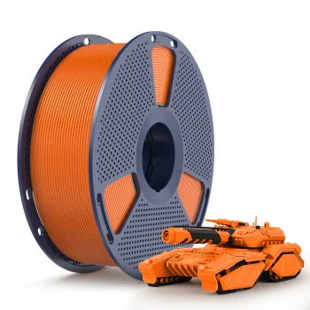 SUNLU PLA Plus Orange 3D Printer Filament 1.75mm for smooth and vibrant 3D printing
