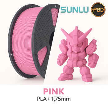 SUNLU PLA+ Pink 3D Printer Filament 1.75mm – Neatly Wound Spool