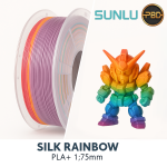 SUNLU PLA+ Silk Rainbow 01 Filament – 1.75mm ±0.02mm