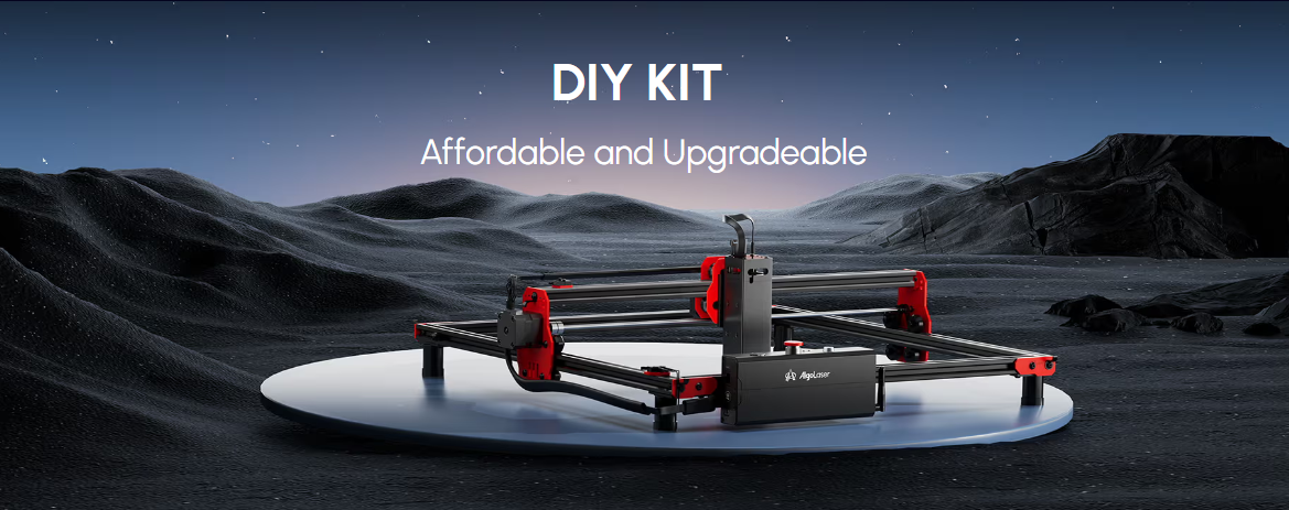 DIY kit 10W laser engraver affordable and upgradeable for wood, acrylic, leather, and crafts