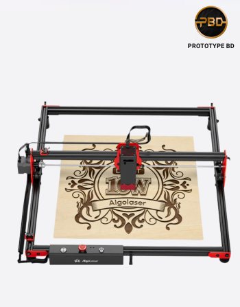 AlgoLaser DIY Kit 10W diode laser engraver and cutter for wood, acrylic, leather, and metal marking