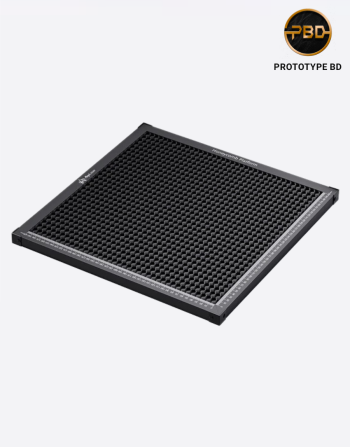 Honeycomb bed for laser engraving and cutting machines to improve airflow and precision
