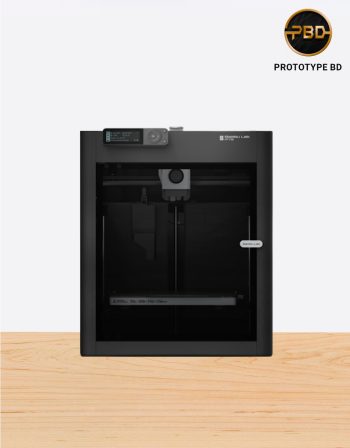 Bambu Lab P1S 3D printer with high-speed printing, enclosed design, and multi-material support