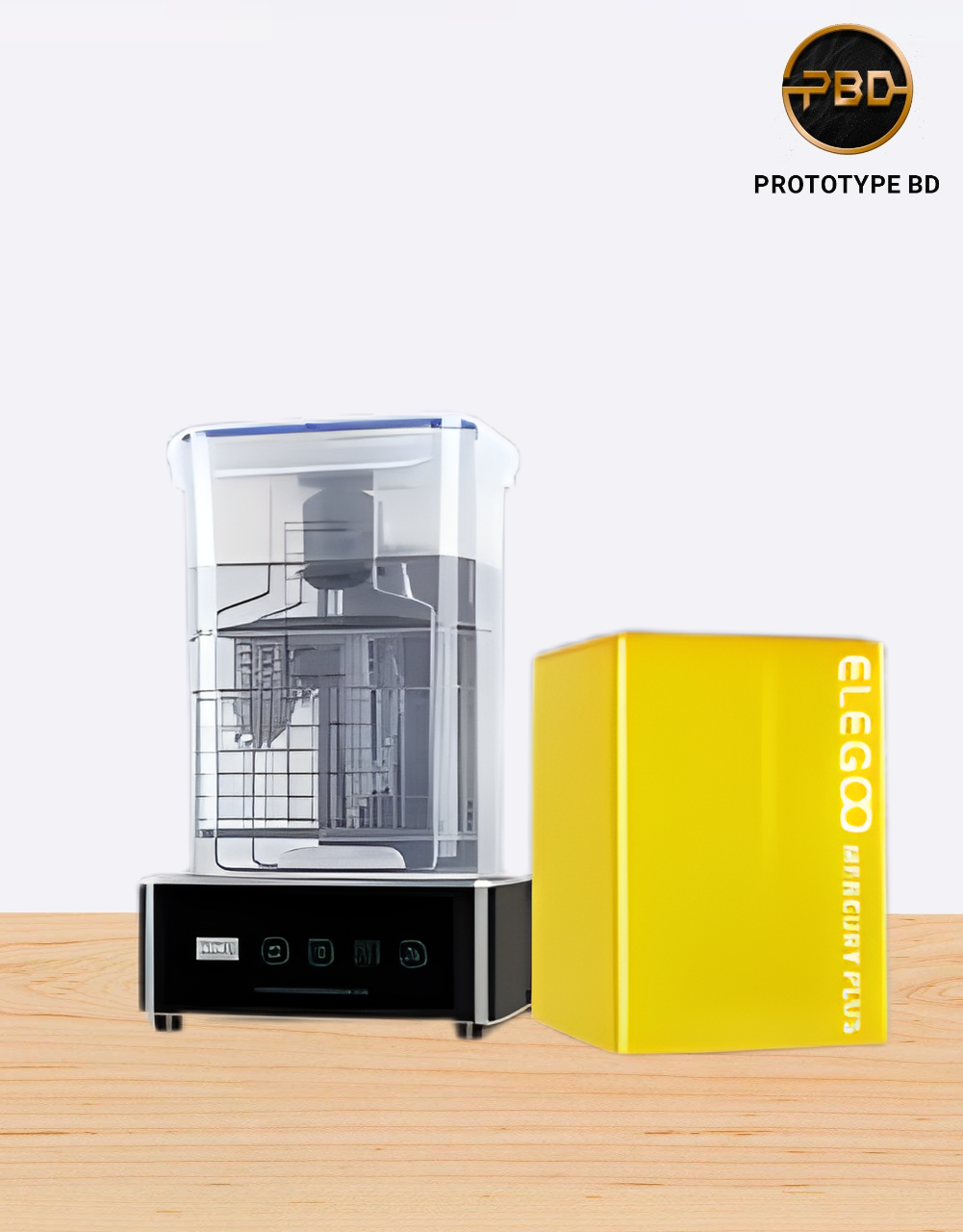 Elegoo Mercury Plus V2.0 Washing and Curing Machine – Dual Function Elegoo Mercury Plus V2.0 resin print washing and curing station